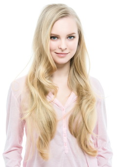 Blond włosy