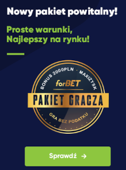 forBET - bonus powitalny