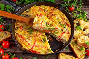 Frittata warzywna