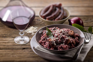 Czerwone risotto