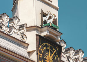 Słynne poznańskie koziołki 