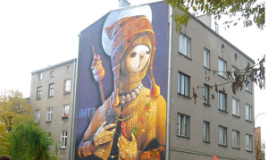 W wielu miejscach w Łodzi można zobaczyć wielkoformatowe malowidła na ścianach budynków, tzw. murale. Murale w Łodzi