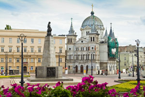 Na Placu Wolności można zobaczyć pomnik Tadeusza Kościuszki. oraz wiele innych, ciekawych atrakcji. Plac Wolności