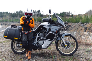 Strój na motocykl turystyczny