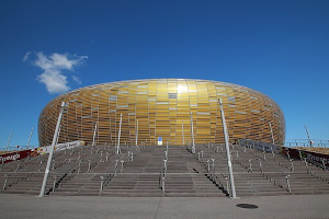 Stadion Polsat Plus Arena Gdańsk swoim wyglądem przypomina bursztyn Stadion Polsat Plus Arena Gdańsk