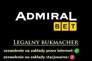 legalny bukmacher AdmiralBet