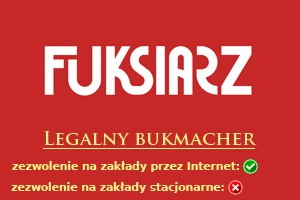 legalny bukmacher Fuksiarz