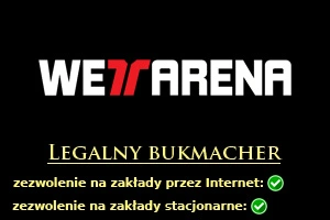 legalny bukmacher WettArena