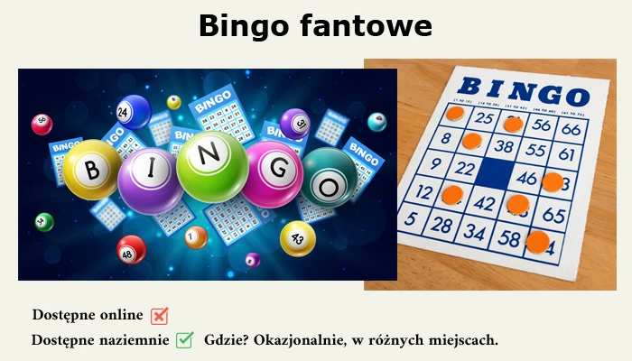 Bingo fantowe to gra hazardowa, w której uzyskać można wyłącznie nagrody rzeczowe. bingo fantowe