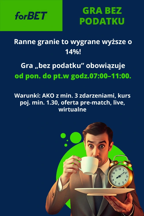forBET - gra bez podatku