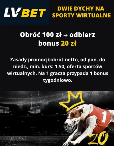 LV BET - Dwie dychy na sporty wirtualne
