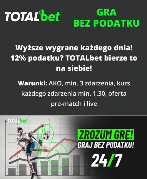 TOTALbet - Gra Bez Podatku