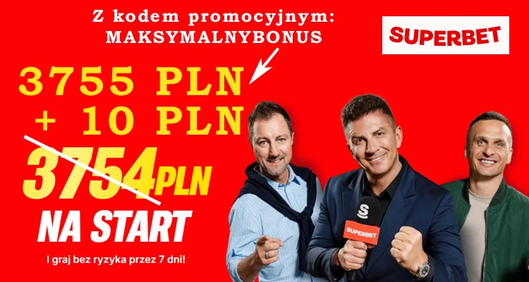 bonus 3755 + 10 pln z kodem promocyjnym
