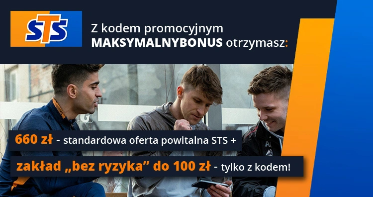 STS kod promocyjny - zakład bez ryzyka do 100 zł