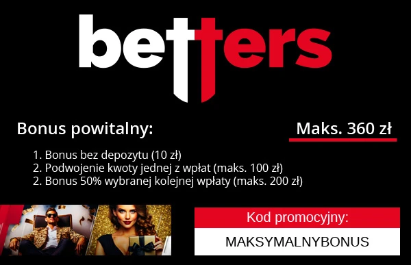 bonus bukmachera Betters