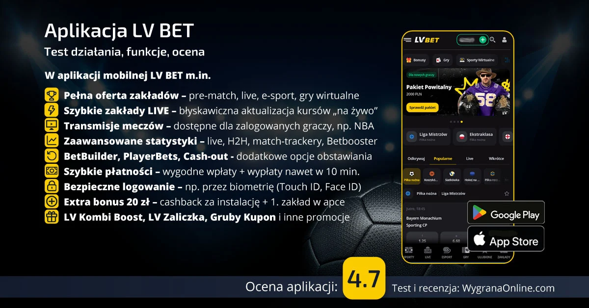 LV BET aplikacja