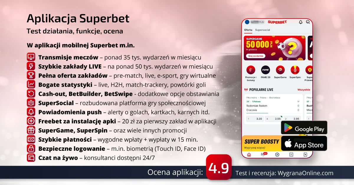 Superbet aplikacja