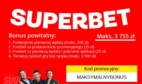 bonus bukmachera Superbet