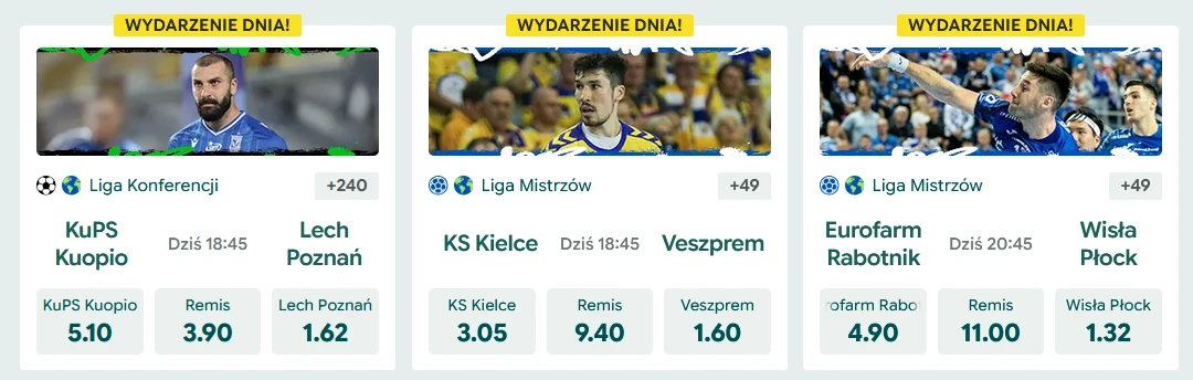 Betfan posiada bogatą ofertę zakładów na wiele wydarzeń sportowych Betfan opinie - wydarzenie dnia