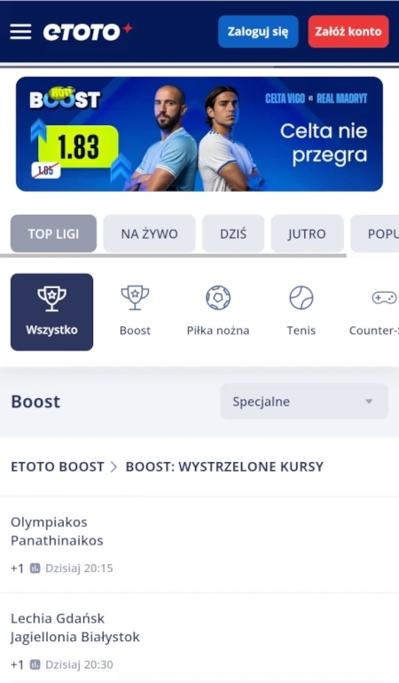 ETOTO - kursy boosty