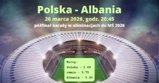 Polska - Albania. Kursy bukmacherskie