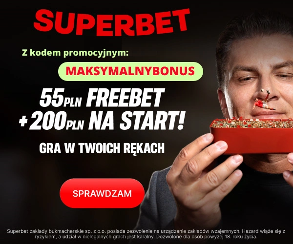 Superbet kod promocyjny - bonus