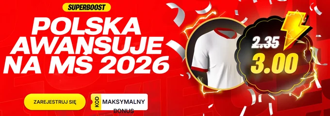 Szwecja - Polska. Podwyższony kurs na awans Polski w promocji Superboost bukmachera Superbet