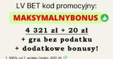 LV BET kod promocyjny