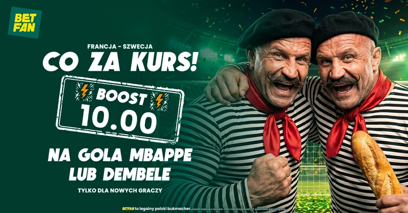 MŚ - zakłady bukmacherskie na Francja-Szwecja w Betfan