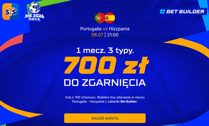 Obstawianie Mundialu 2026 w STS - zakład promocyjny