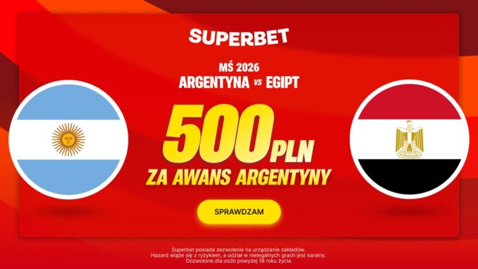 Superbet bonus: Argentyna - Egipt