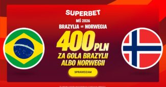 Superbet bonus: Brazylia - Norwegia