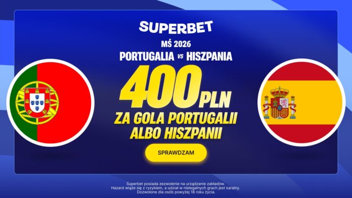 Superbet bonus: Portugalia - Hiszpania