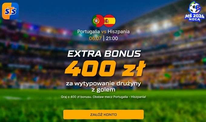 Zakłady bukmacherskie na MŚ 2026 - promocja STS