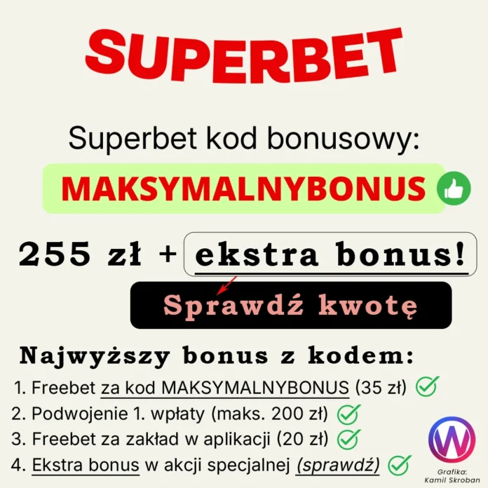 Superbet kod bonusowy