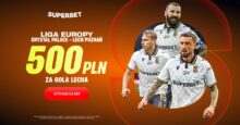 Superbet kod bonusowy – 500 zł bonus za gola Lecha Poznań w meczu z Crystal Palace Superbet bonus: Crystal Palace - Lech Poznań