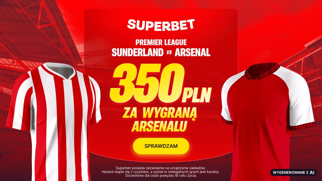 Superbet bonus: Sunderland - Arsenal
