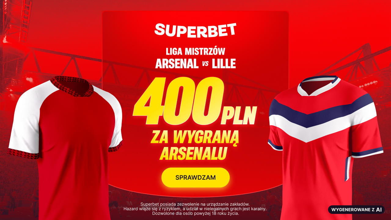 Superbet bonus: Arsenal - Lille