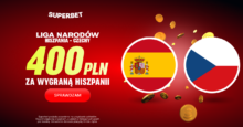 Superbet kod bonusowy – promocja 400 zł za wygraną Hiszpanii z Czechami Superbet bonus: Hiszpania - Czechy