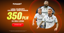 Superbet kod bonusowy – promocja 350 zł za gola Lecha Poznań z Bayerem Superbet bonus: Lech Poznań - Bayer Leverkusen